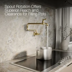 Wall-mount pot filler^Kohler Hot