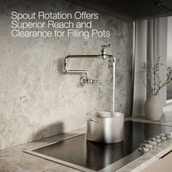 Wall-mount pot filler^Kohler Hot