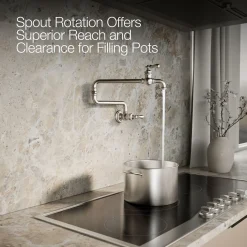 Wall-mount pot filler^Kohler Hot