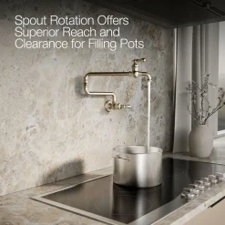 Wall-mount pot filler^Kohler Hot