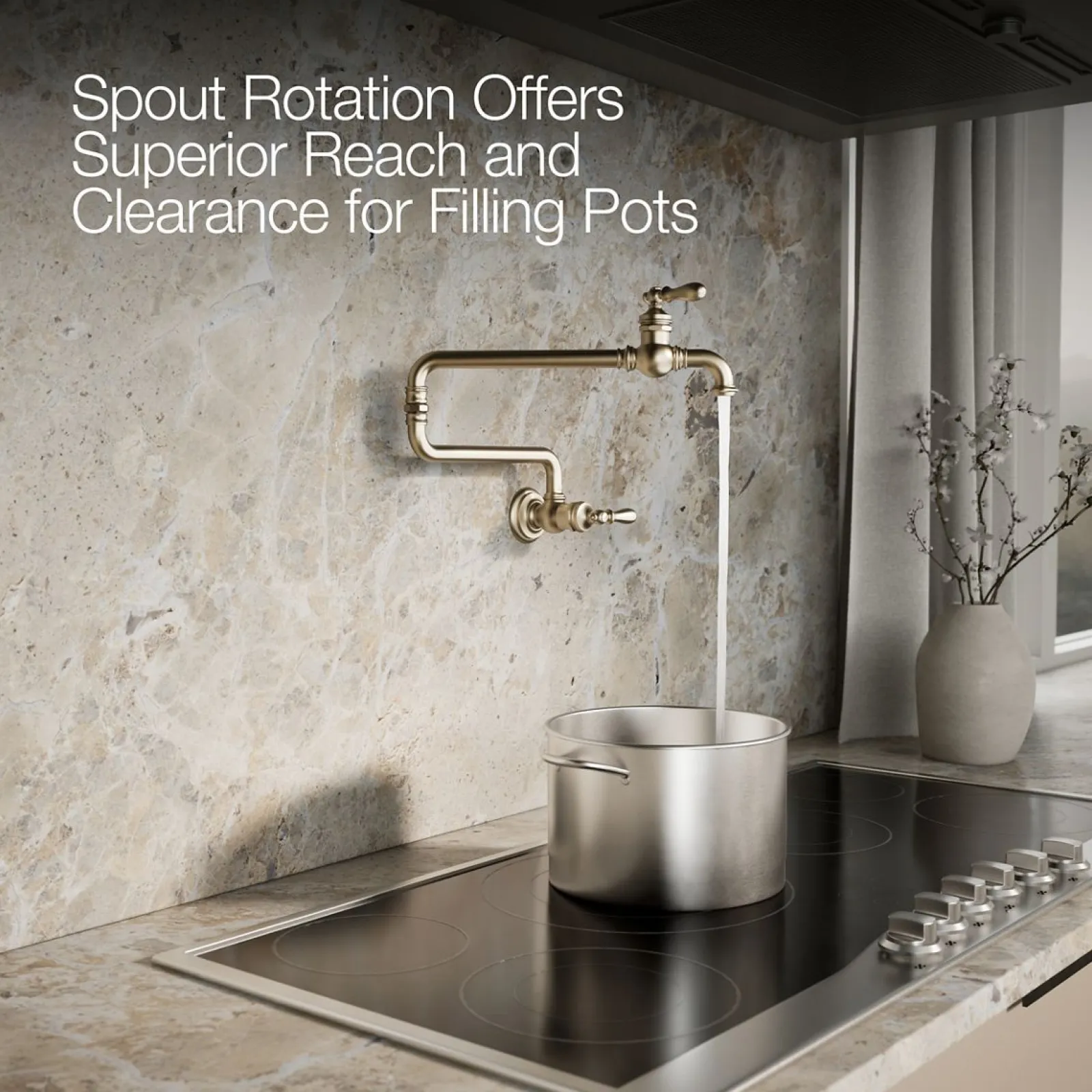 Wall-mount pot filler^Kohler Hot