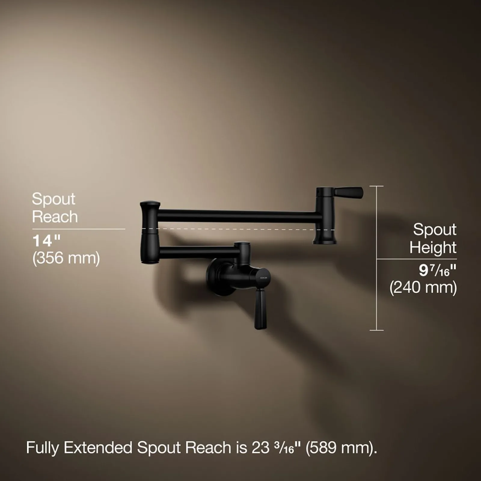 Wall-mount pot filler^Kohler Clearance