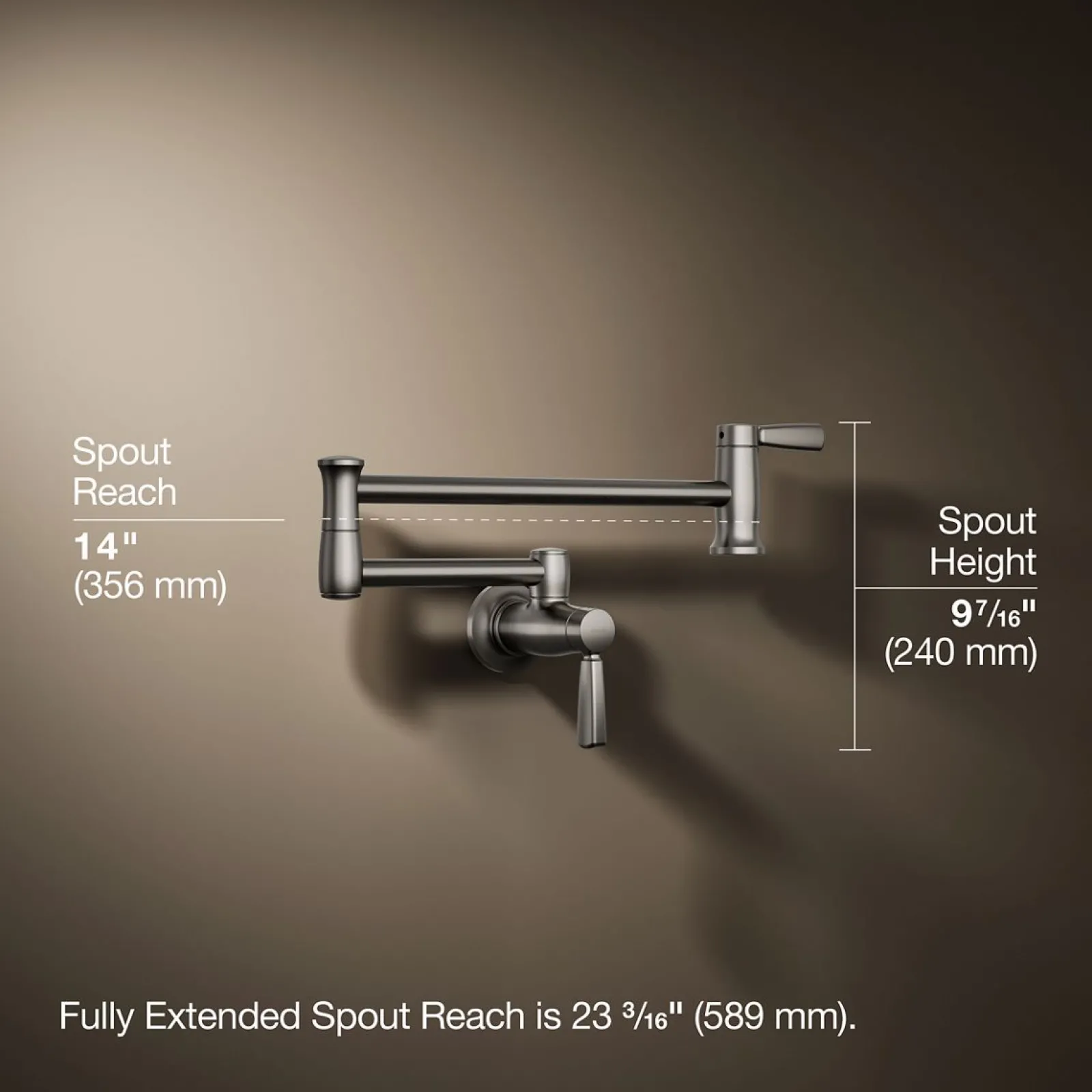 Wall-mount pot filler^Kohler Clearance