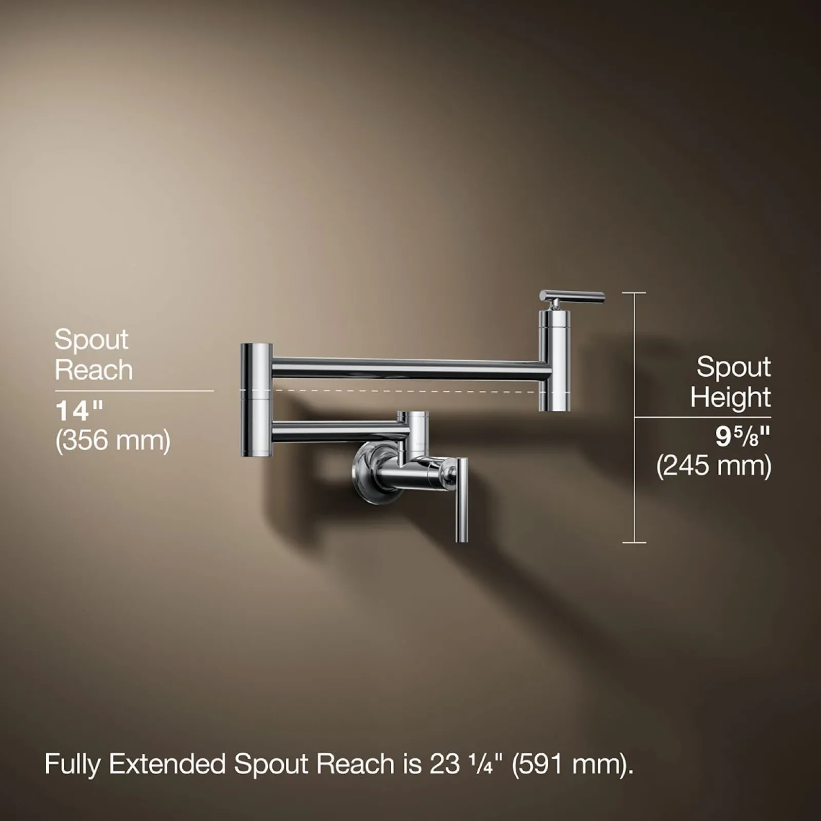 Wall-mount pot filler^Kohler Clearance