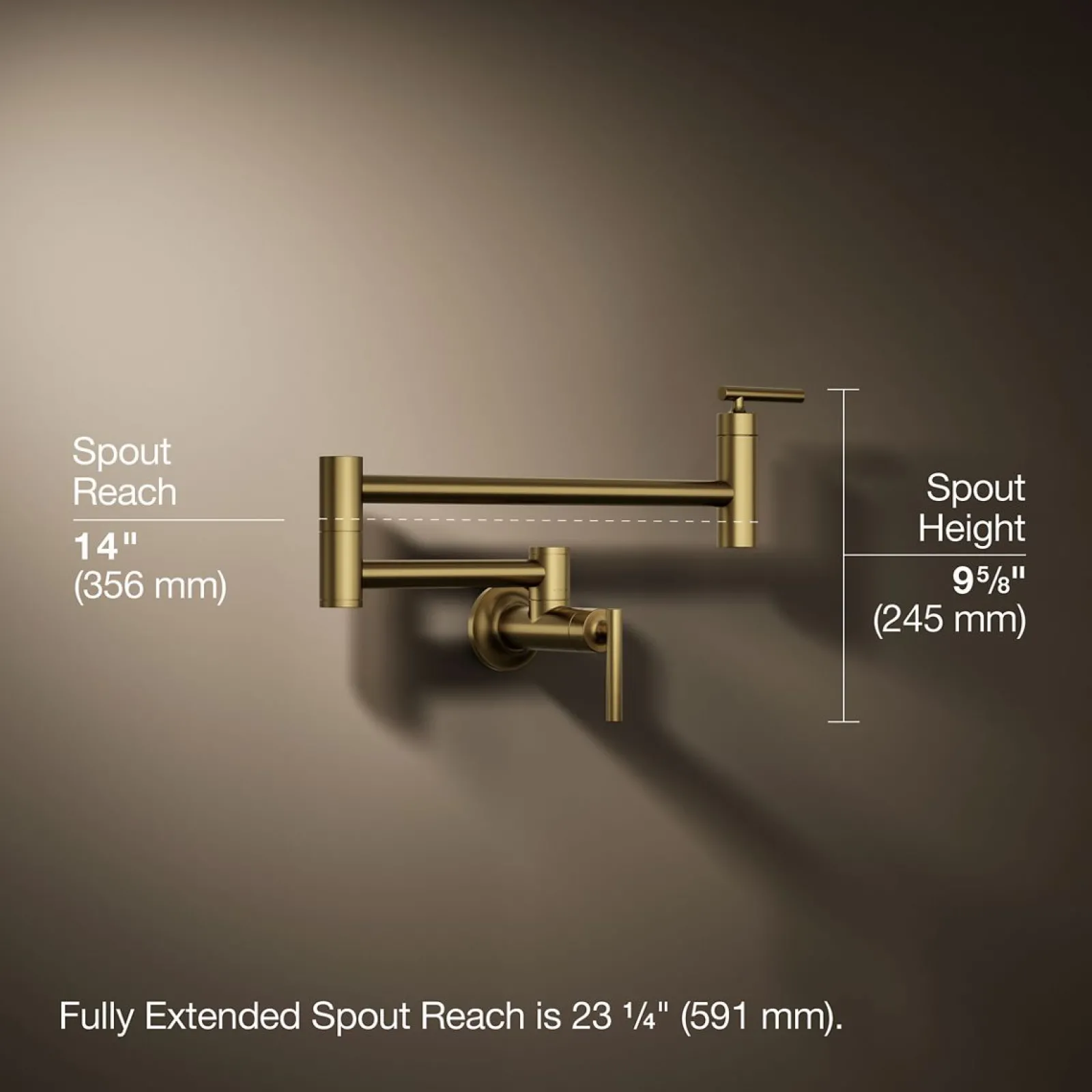Wall-mount pot filler^Kohler Clearance