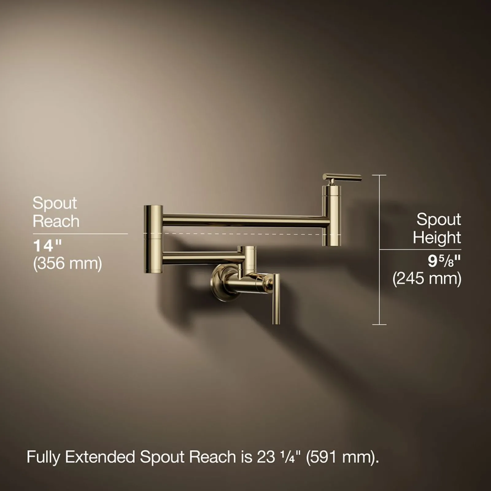 Wall-mount pot filler^Kohler Clearance