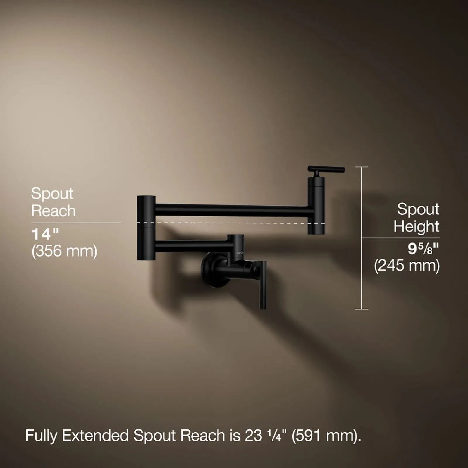 Wall-mount pot filler^Kohler Clearance
