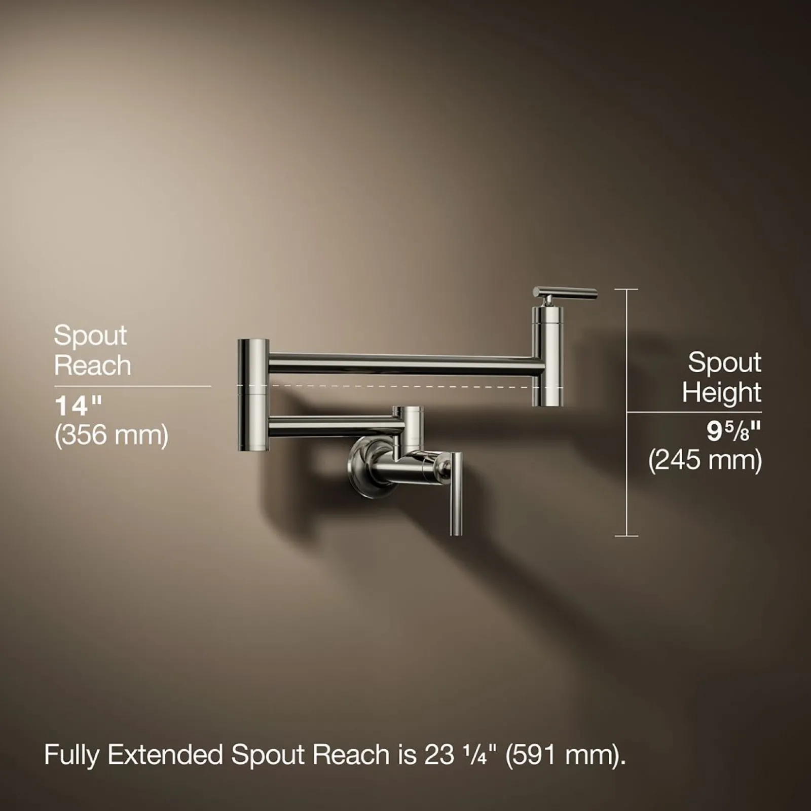 Wall-mount pot filler^Kohler Clearance