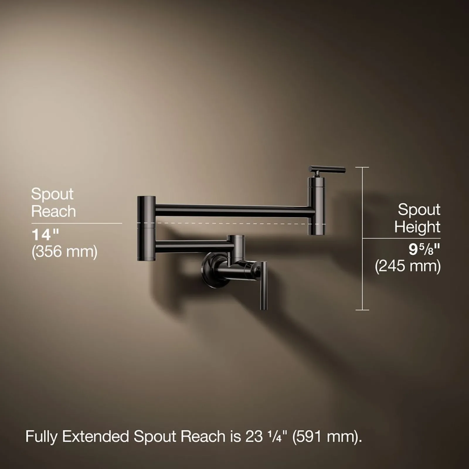 Wall-mount pot filler^Kohler Clearance