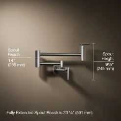 Wall-mount pot filler^Kohler Clearance