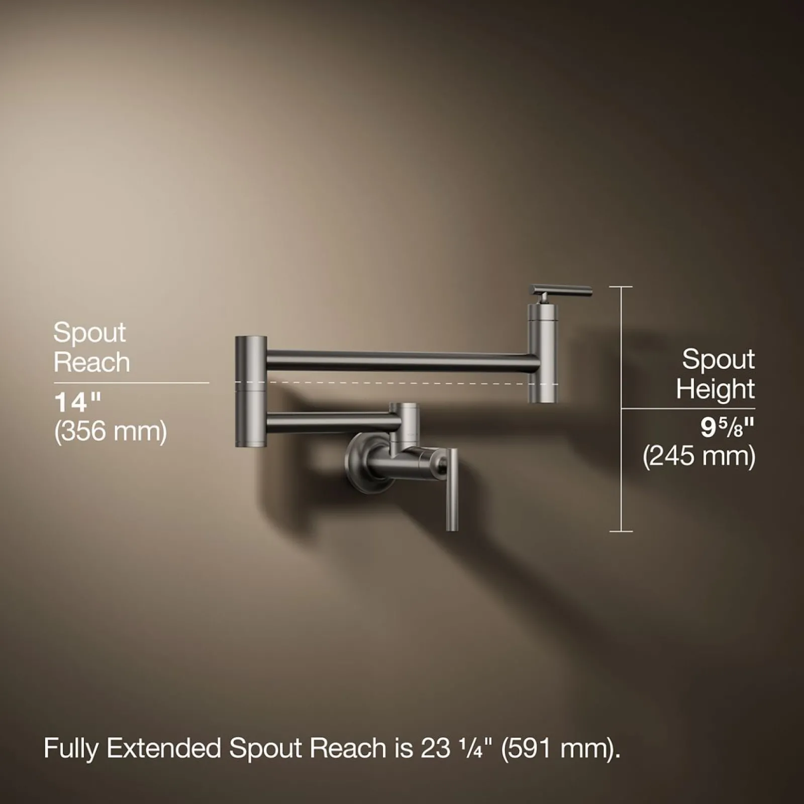 Wall-mount pot filler^Kohler Clearance