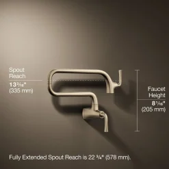 Wall-mount pot filler^Kohler