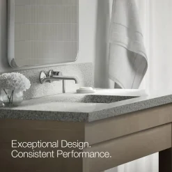 Wall-mount single-handle bathroom sink faucet, 1.2 gpm^Kohler Best