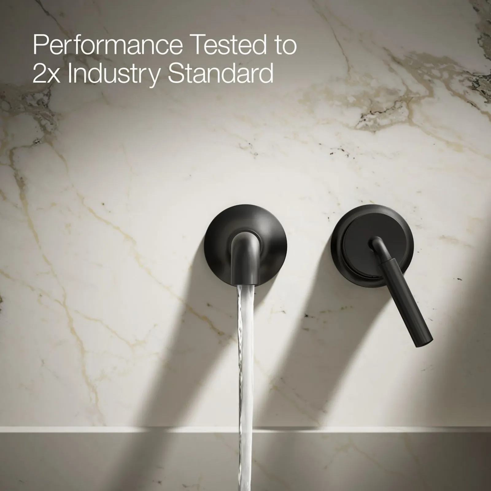 Wall-mount single-handle bathroom sink faucet, 1.2 gpm^Kohler Best