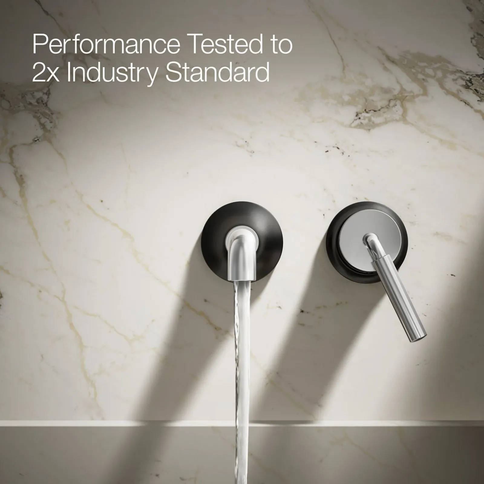 Wall-mount single-handle bathroom sink faucet, 1.2 gpm^Kohler Best