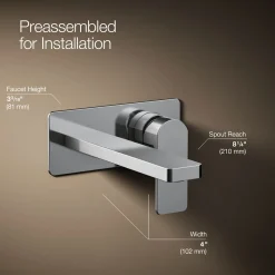 Wall-mount single-handle bathroom sink faucet, 1.2 gpm^Kohler Sale