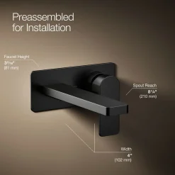 Wall-mount single-handle bathroom sink faucet, 1.2 gpm^Kohler Sale