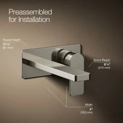 Wall-mount single-handle bathroom sink faucet, 1.2 gpm^Kohler Sale