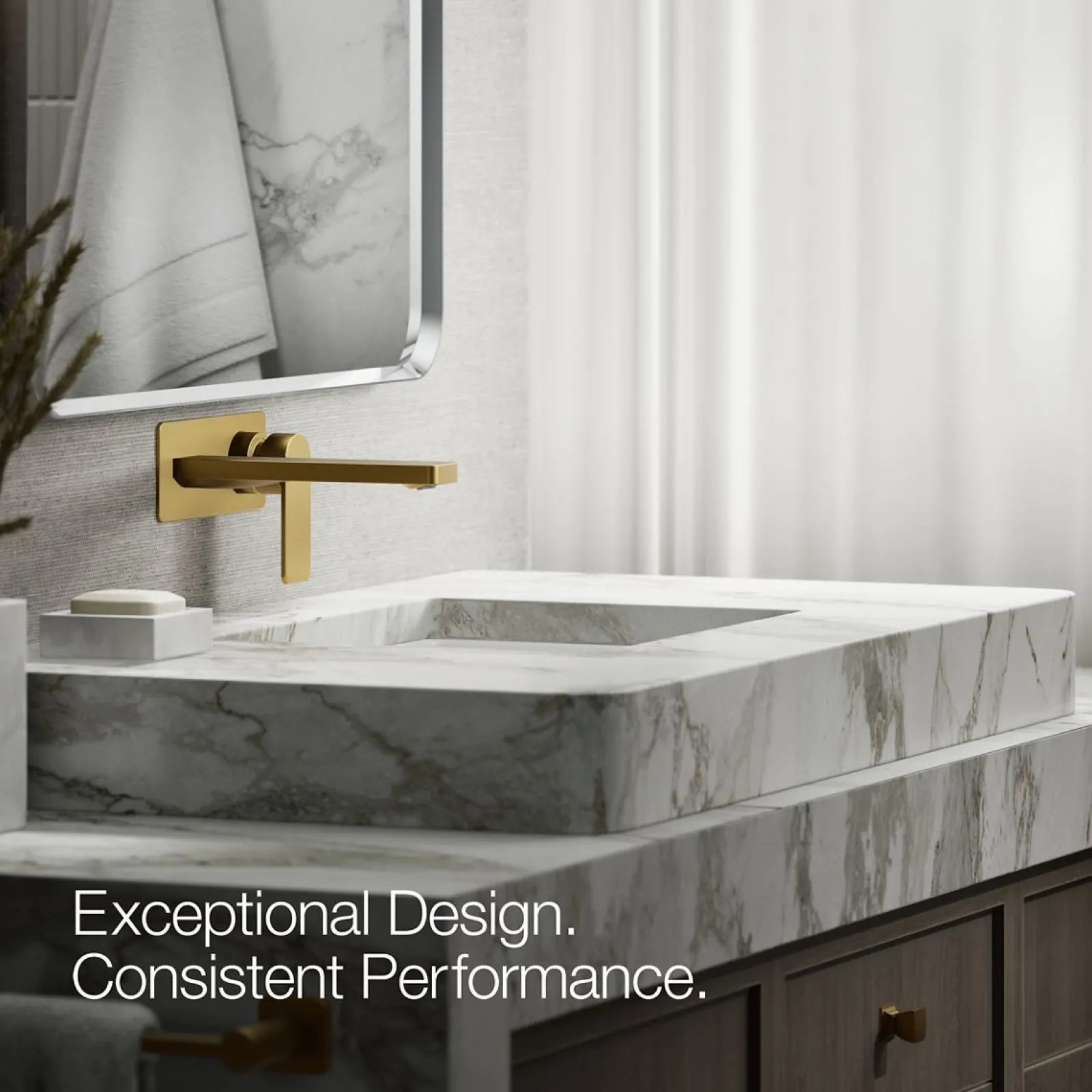 Wall-mount single-handle bathroom sink faucet, 1.2 gpm^Kohler Sale