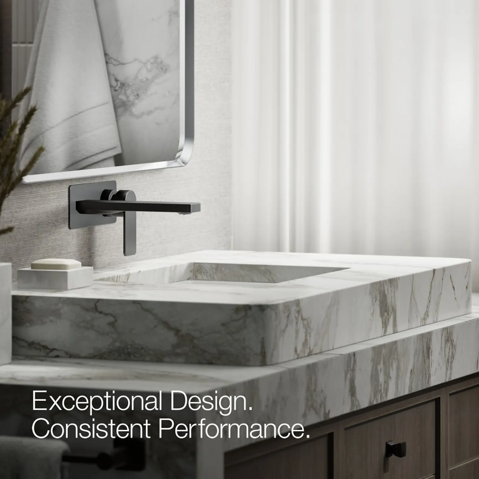 Wall-mount single-handle bathroom sink faucet, 1.2 gpm^Kohler Sale