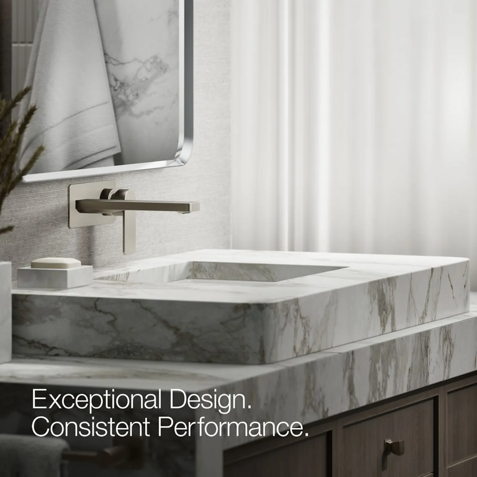 Wall-mount single-handle bathroom sink faucet, 1.2 gpm^Kohler Sale