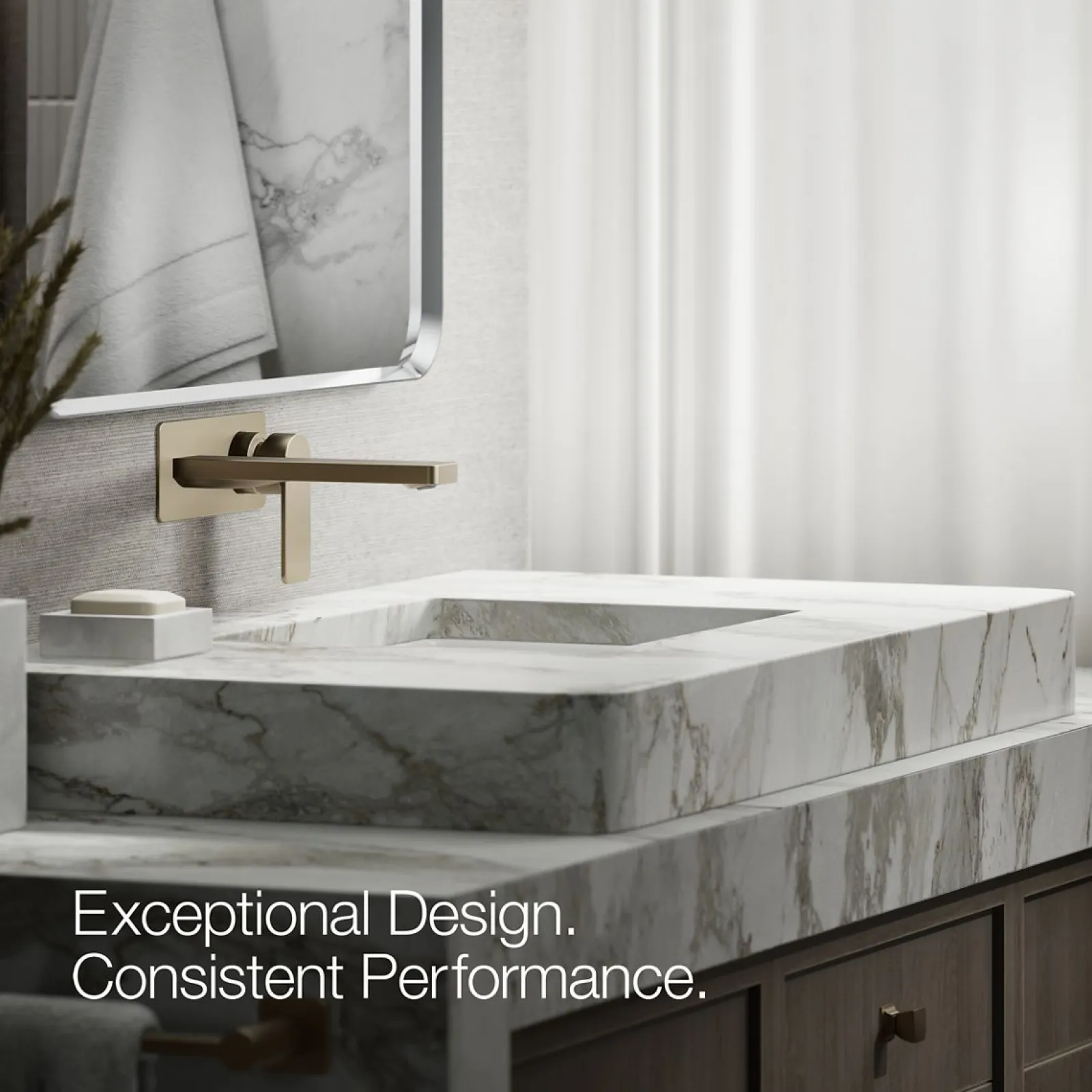 Wall-mount single-handle bathroom sink faucet, 1.2 gpm^Kohler Sale