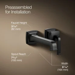 Wall-mount single-handle bathroom sink faucet, 1.2 gpm^Kohler Online