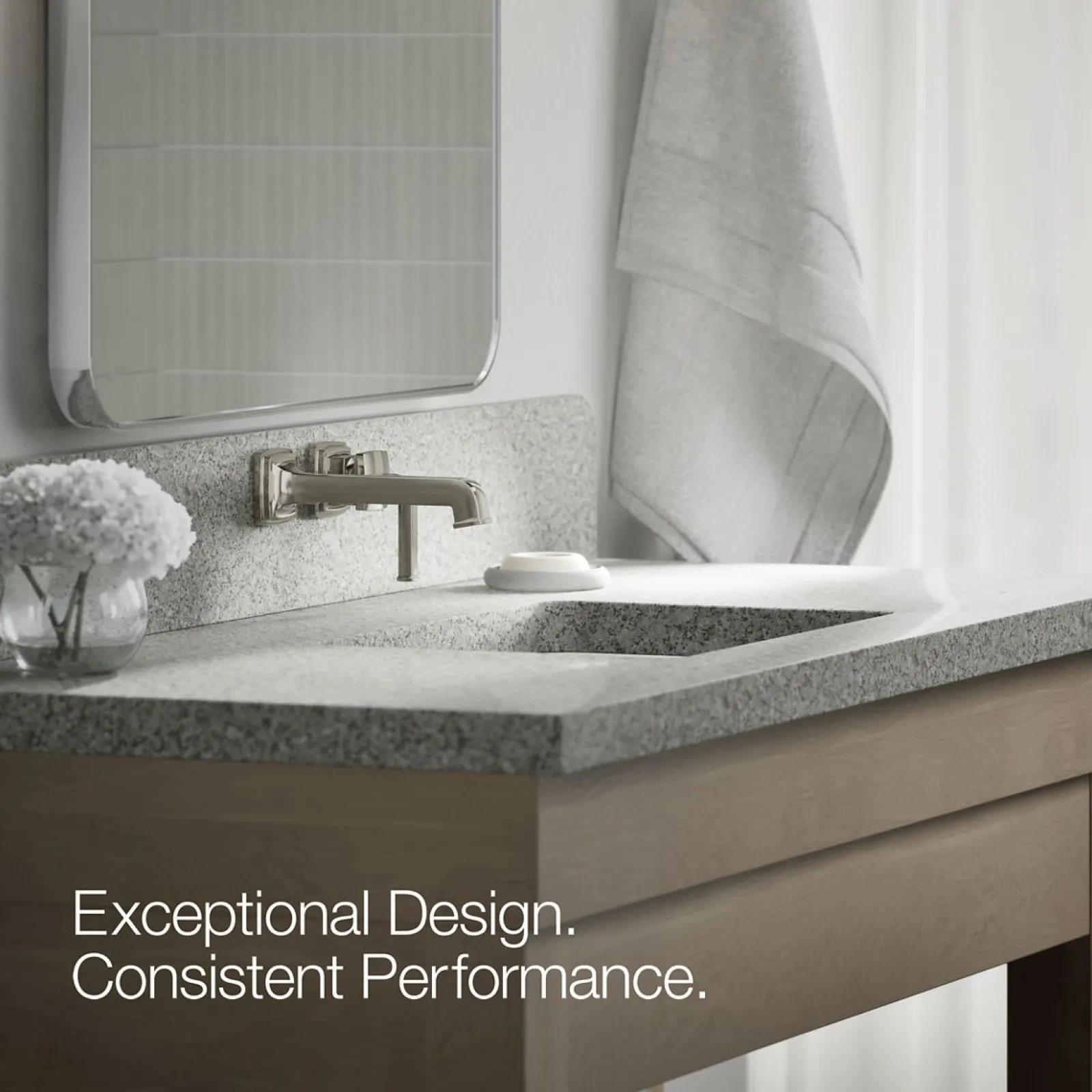 Wall-mount single-handle bathroom sink faucet, 1.2 gpm^Kohler Online