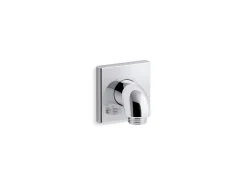 Wall-mount supply elbow with check valve^Kohler