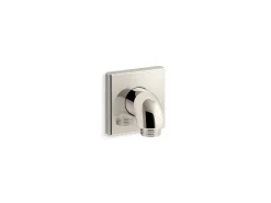 Wall-mount supply elbow with check valve^Kohler