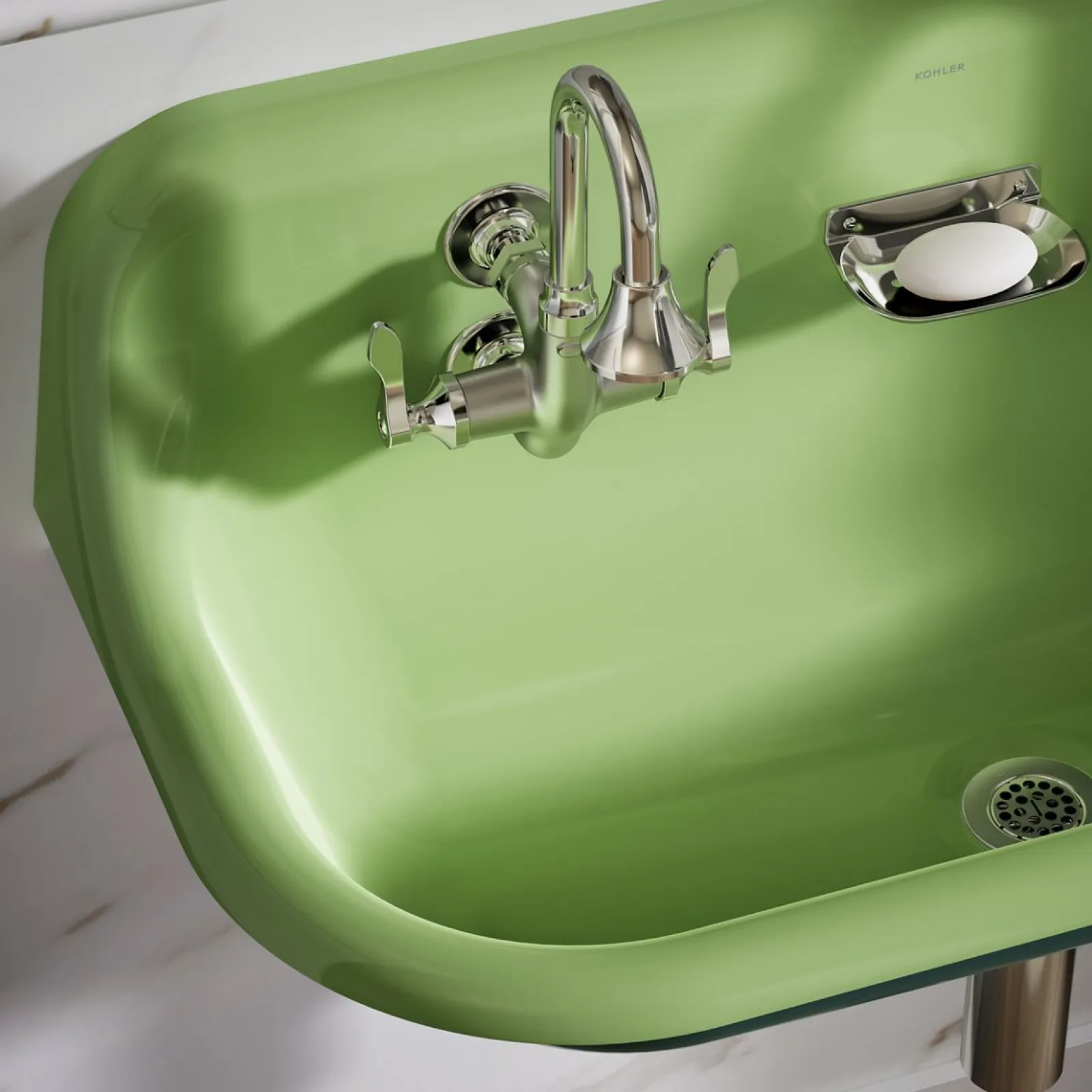 36" wall-mount utility sink^Kohler Hot
