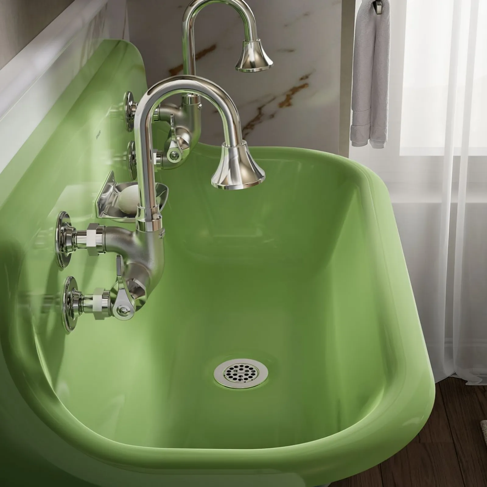 36" wall-mount utility sink^Kohler Hot