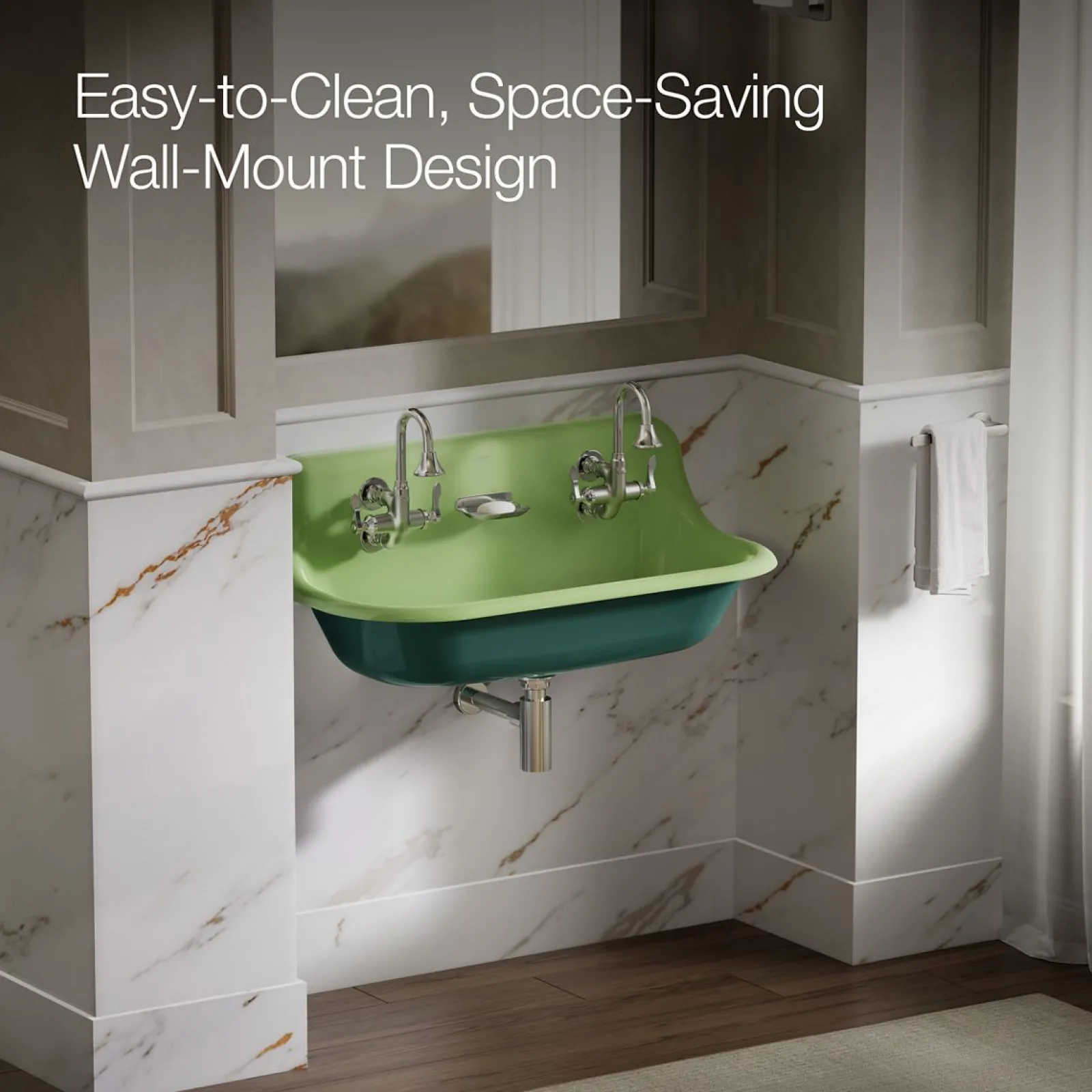 36" wall-mount utility sink^Kohler Hot