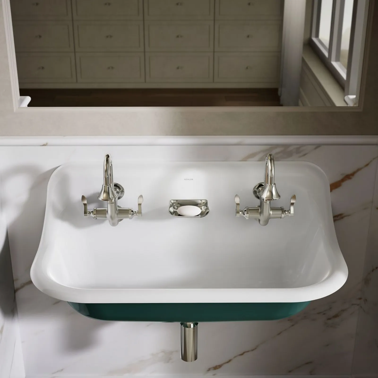 36" wall-mount utility sink^Kohler Hot