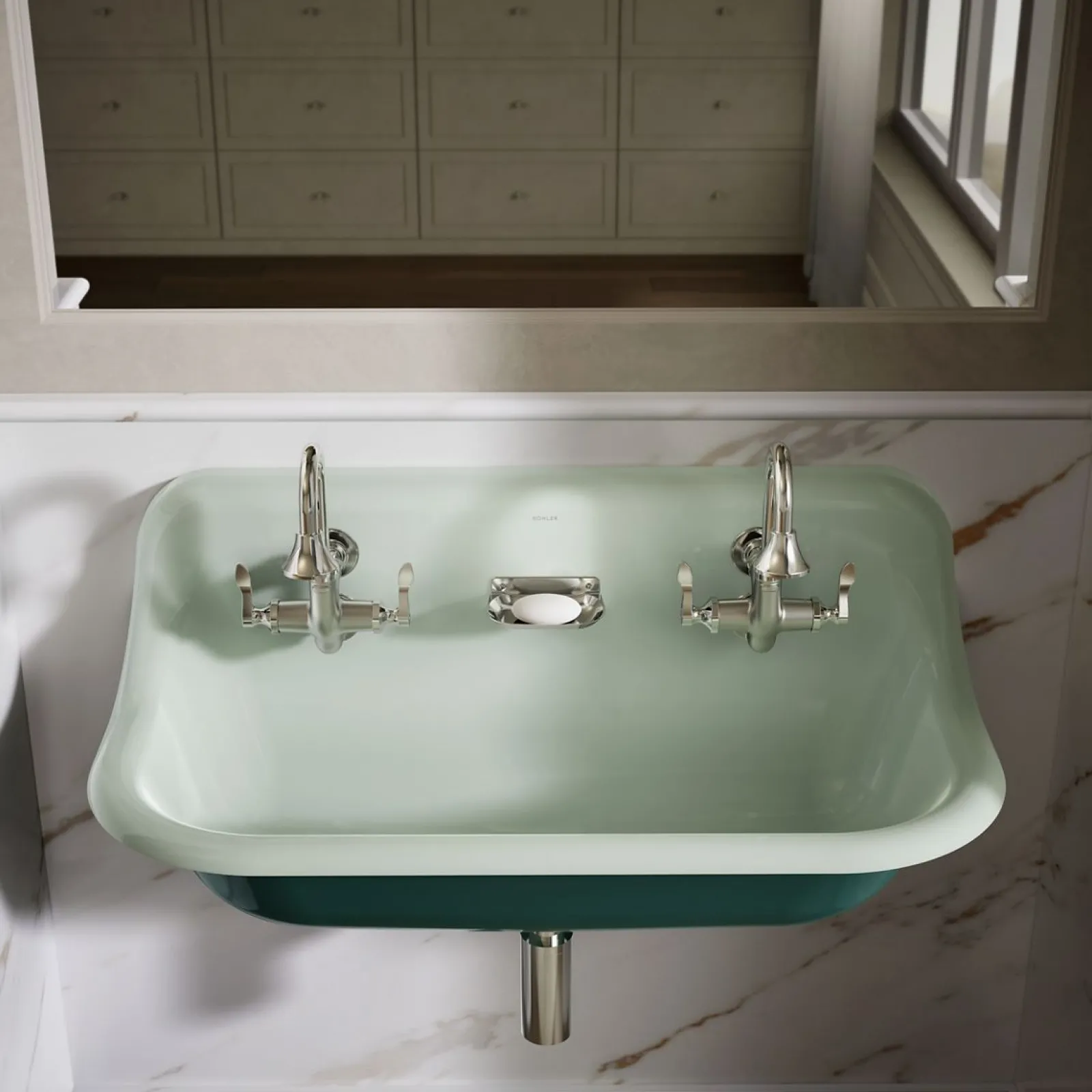 36" wall-mount utility sink^Kohler Hot