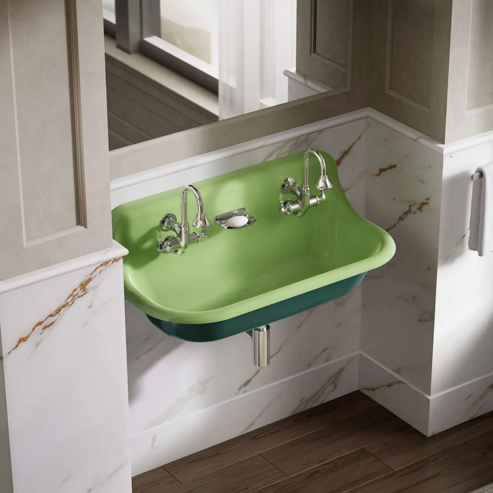36" wall-mount utility sink^Kohler Hot