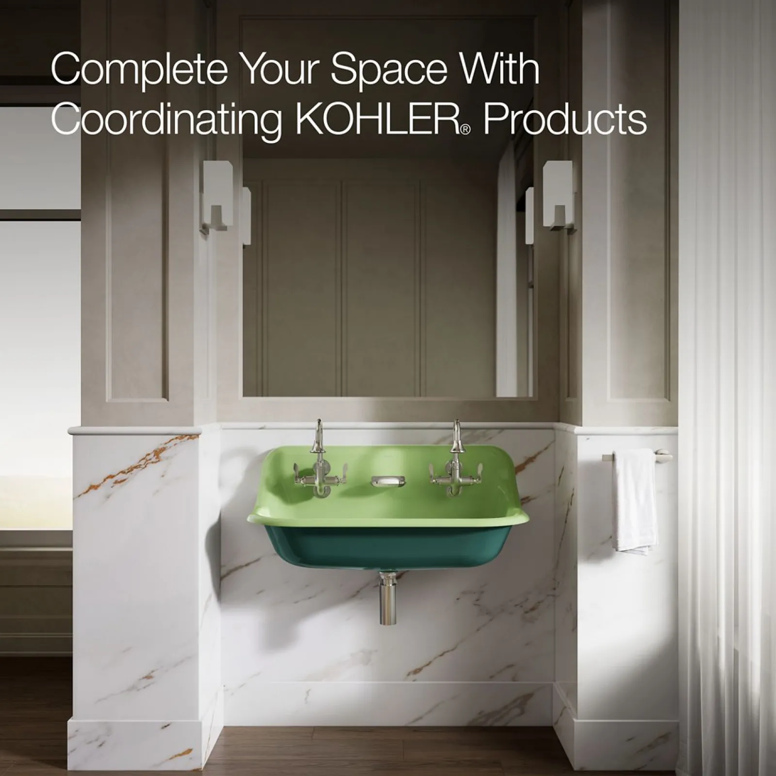 36" wall-mount utility sink^Kohler Hot