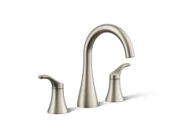 Widespread bathroom sink faucet, 0.5 gpm^Kohler