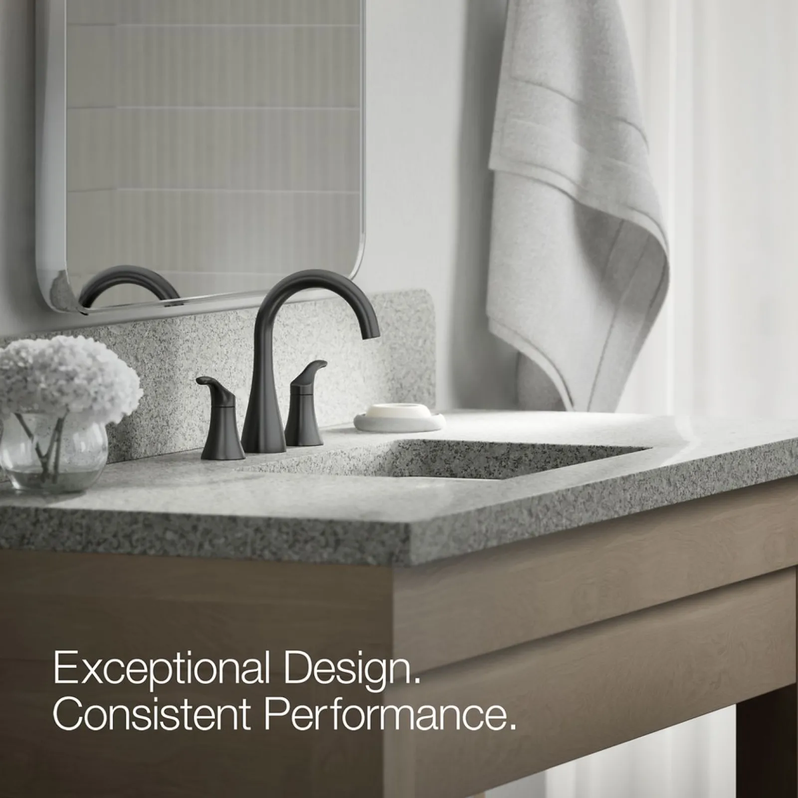 Widespread bathroom sink faucet, 1.2 gpm^Kohler Best