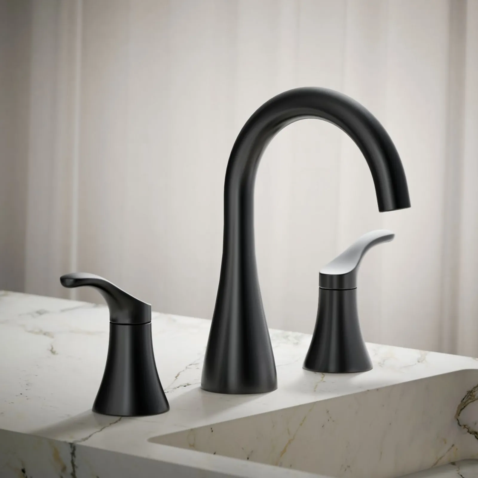Widespread bathroom sink faucet, 1.2 gpm^Kohler Best