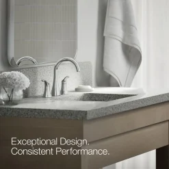 Widespread bathroom sink faucet, 1.2 gpm^Kohler Best