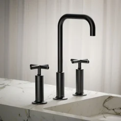 Widespread bathroom sink faucet with Cross handles, 1.2 gpm^Kohler Hot