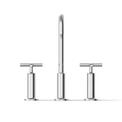 Widespread bathroom sink faucet with Cross handles, 1.2 gpm^Kohler Hot