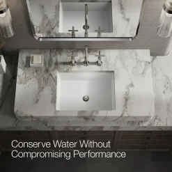 Widespread bathroom sink faucet with Cross handles, 1.2 gpm^Kohler Hot