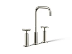 Widespread bathroom sink faucet with Cross handles, 1.2 gpm^Kohler Hot