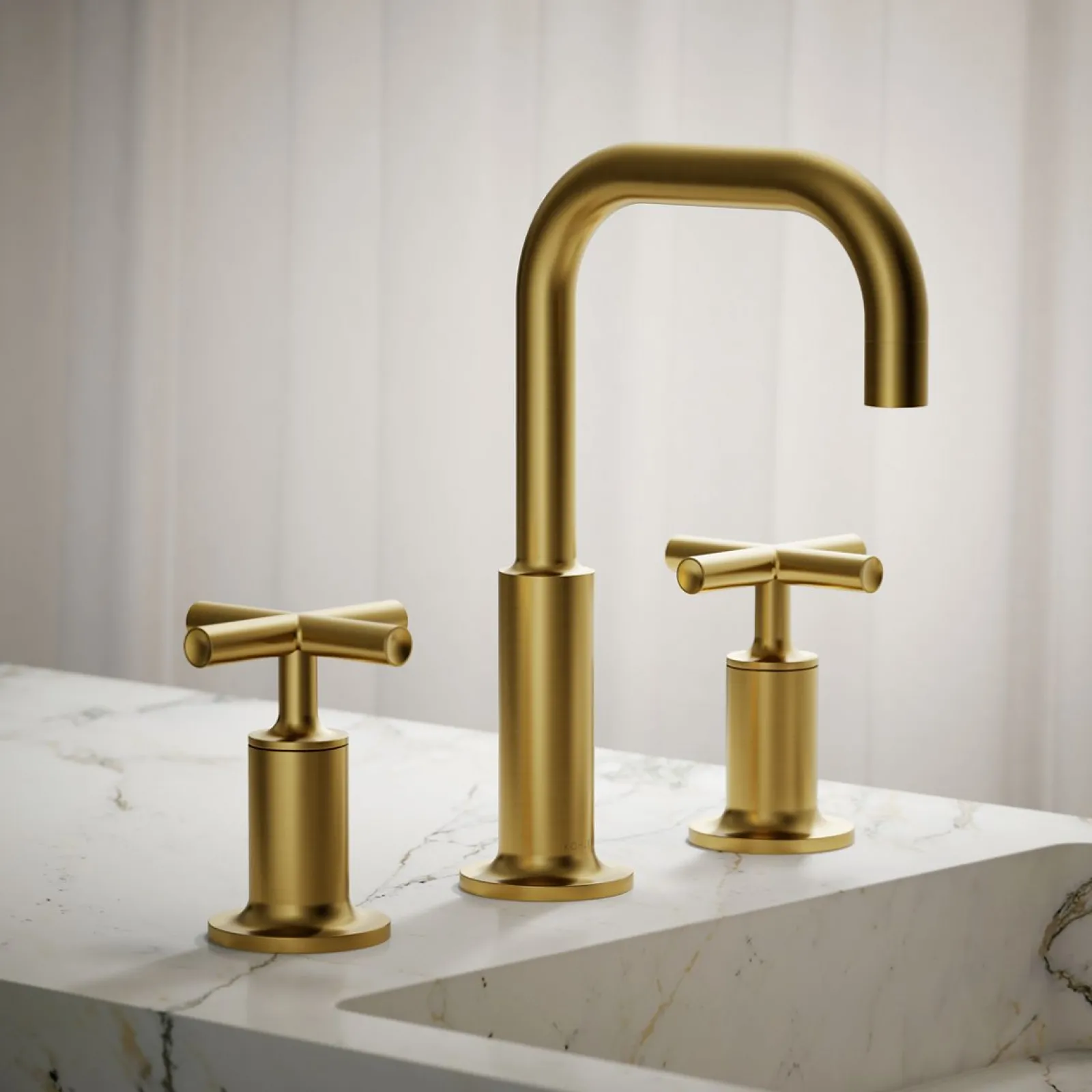 Widespread bathroom sink faucet with Cross handles, 1.2 gpm^Kohler Clearance