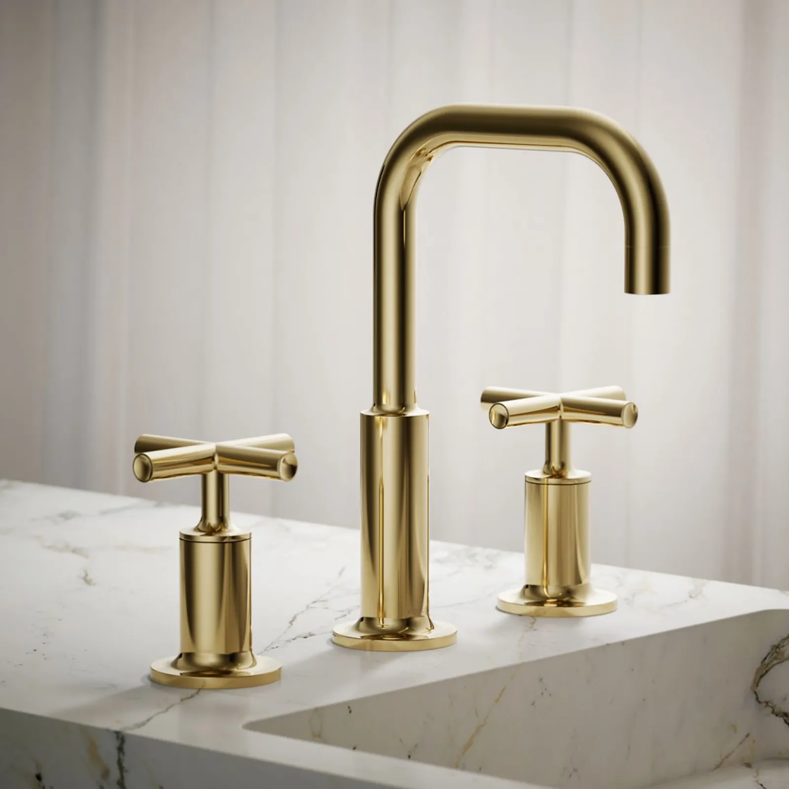 Widespread bathroom sink faucet with Cross handles, 1.2 gpm^Kohler Clearance