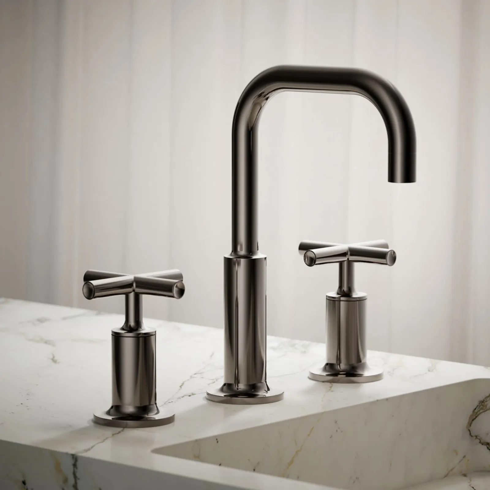 Widespread bathroom sink faucet with Cross handles, 1.2 gpm^Kohler Clearance