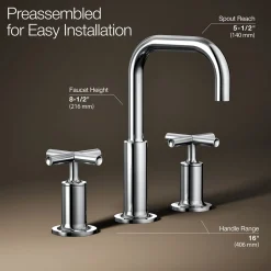 Widespread bathroom sink faucet with Cross handles, 1.2 gpm^Kohler Clearance