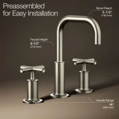 Widespread bathroom sink faucet with Cross handles, 1.2 gpm^Kohler Clearance